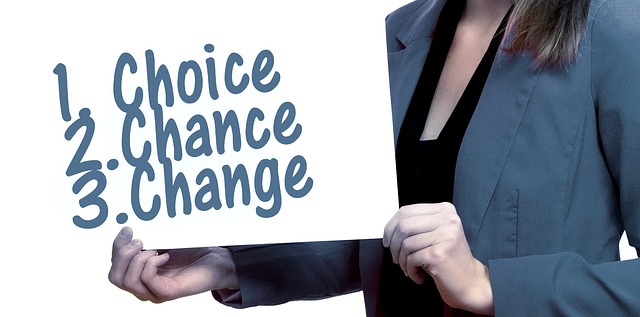 1 Choice, 2 Chance, 3 Change